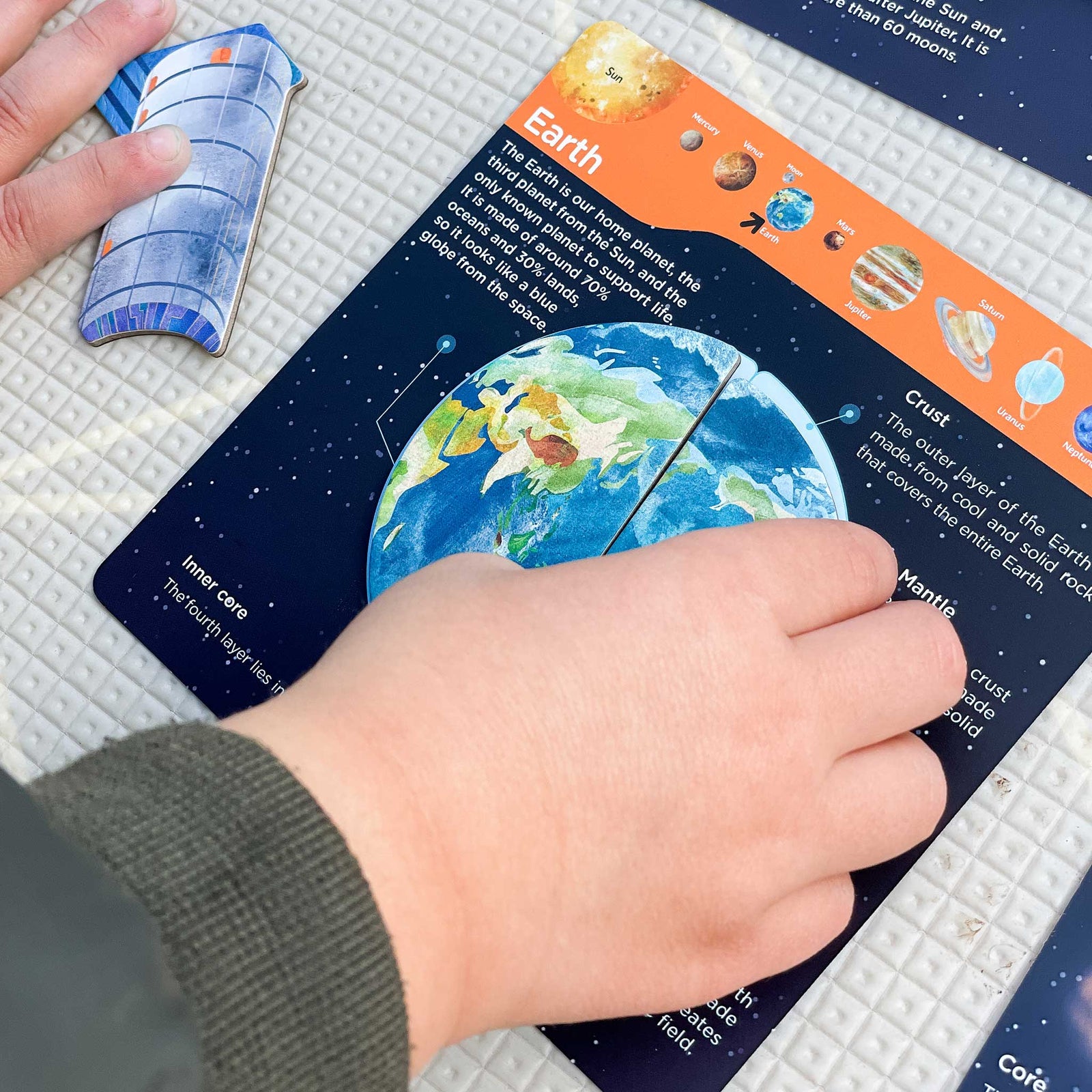 mierEdu All About Space Magnetic Puzzle mierEdu All About Space Magnetic Puzzle 