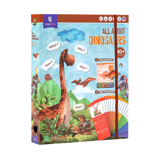 mierEdu All About Dinosaurs Magnetic Puzzle mierEdu All About Dinosaurs Magnetic Puzzle 