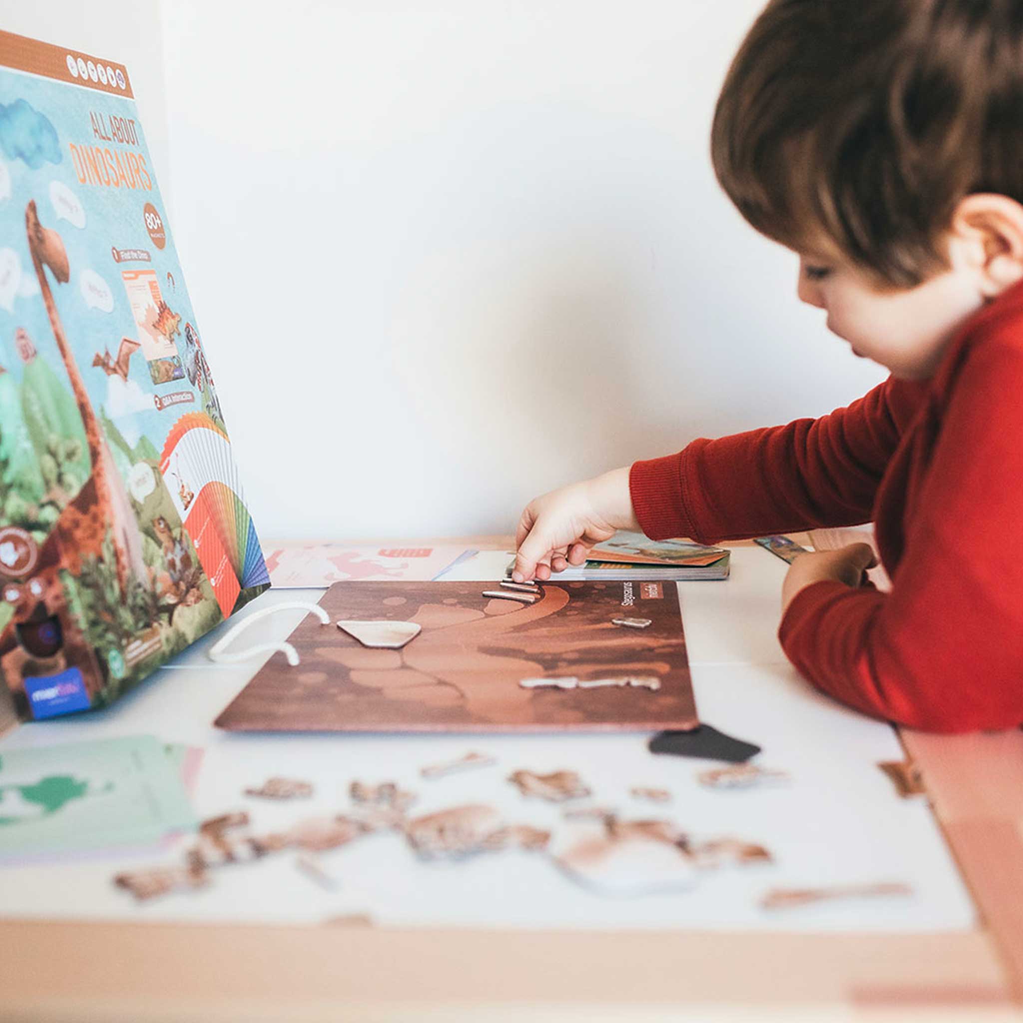 mierEdu All About Dinosaurs Magnetic Puzzle mierEdu All About Dinosaurs Magnetic Puzzle 