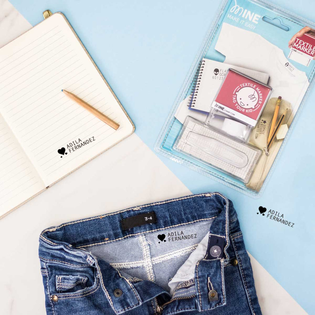 Mine Self-Inking Clothing Name Stamp Mine Self-Inking Clothing Name Stamp 