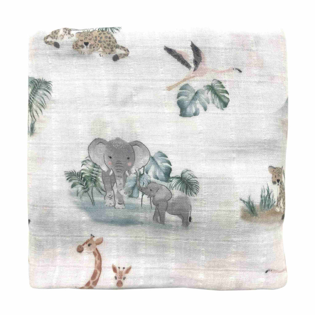 Mister Fly Baby Muslin Wrap Safari MLFY165