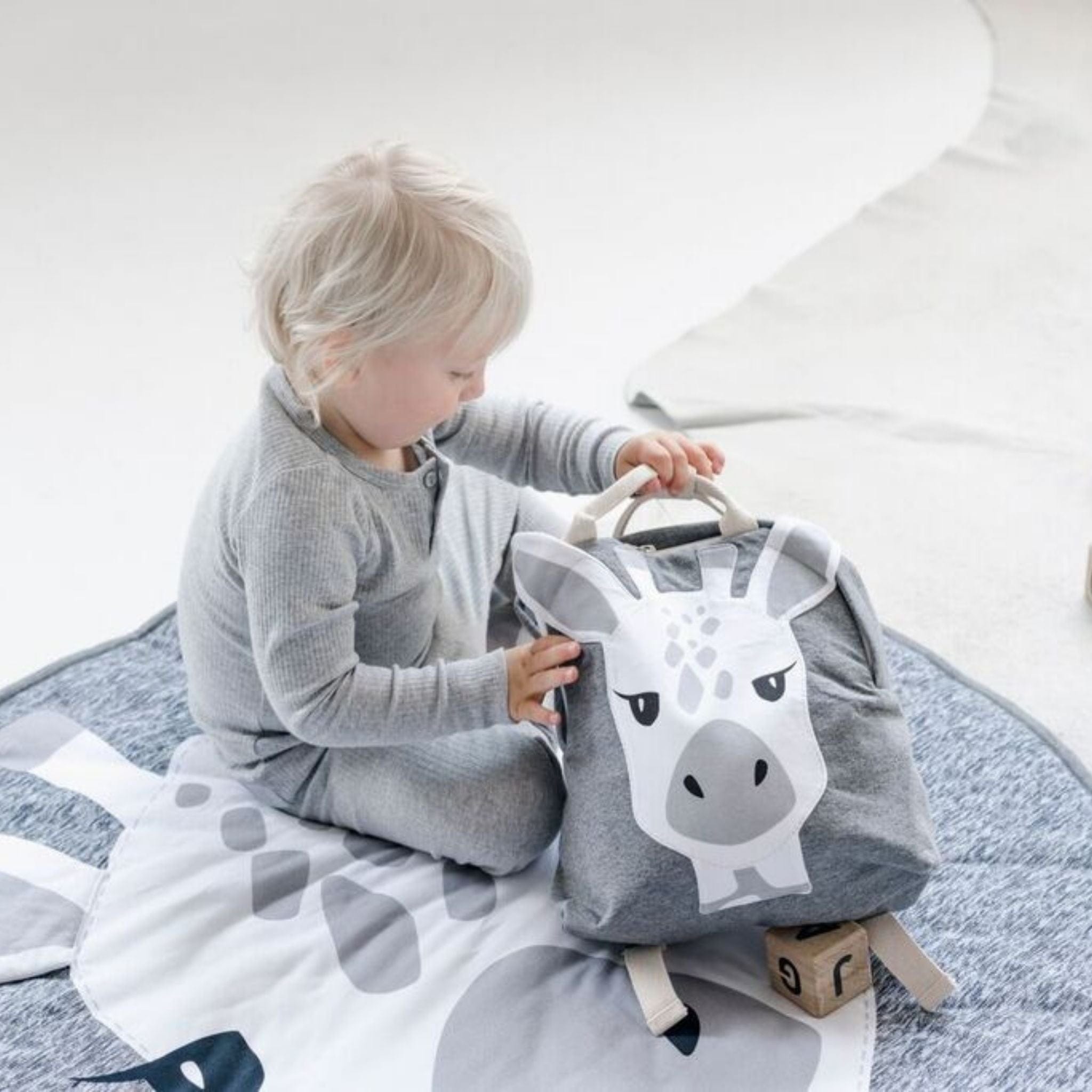 Mister Fly 100% Cotton Jersey Toddler Animal Backpack Mister Fly 100% Cotton Jersey Toddler Animal Backpack 