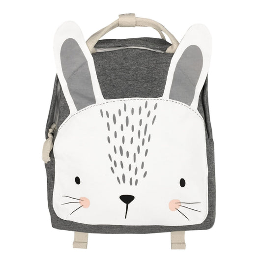 Mister Fly 100% Cotton Jersey Toddler Animal Backpack Bunny Grey MFLY174
