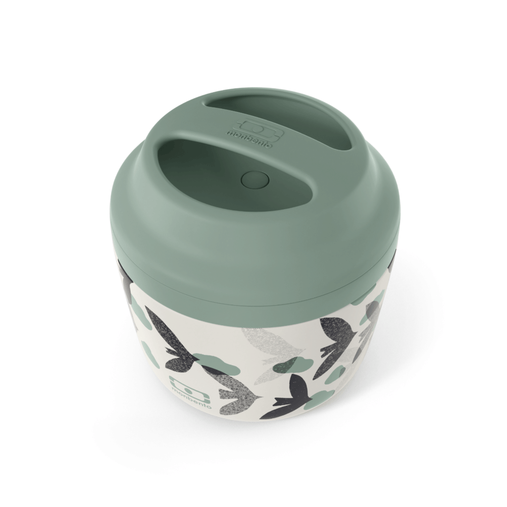 Monbento MB Element Graphic Round Insulated Stainless Steel Lunch Box 550ml Monbento MB Element Graphic Round Insulated Stainless Steel Lunch Box 550ml 