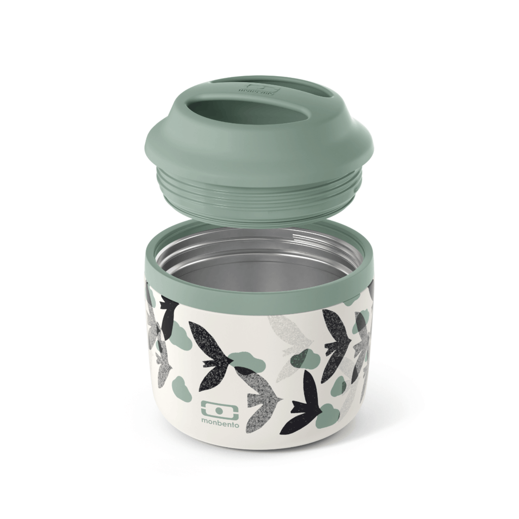 Monbento MB Element Graphic Round Insulated Stainless Steel Lunch Box 550ml Monbento MB Element Graphic Round Insulated Stainless Steel Lunch Box 550ml 