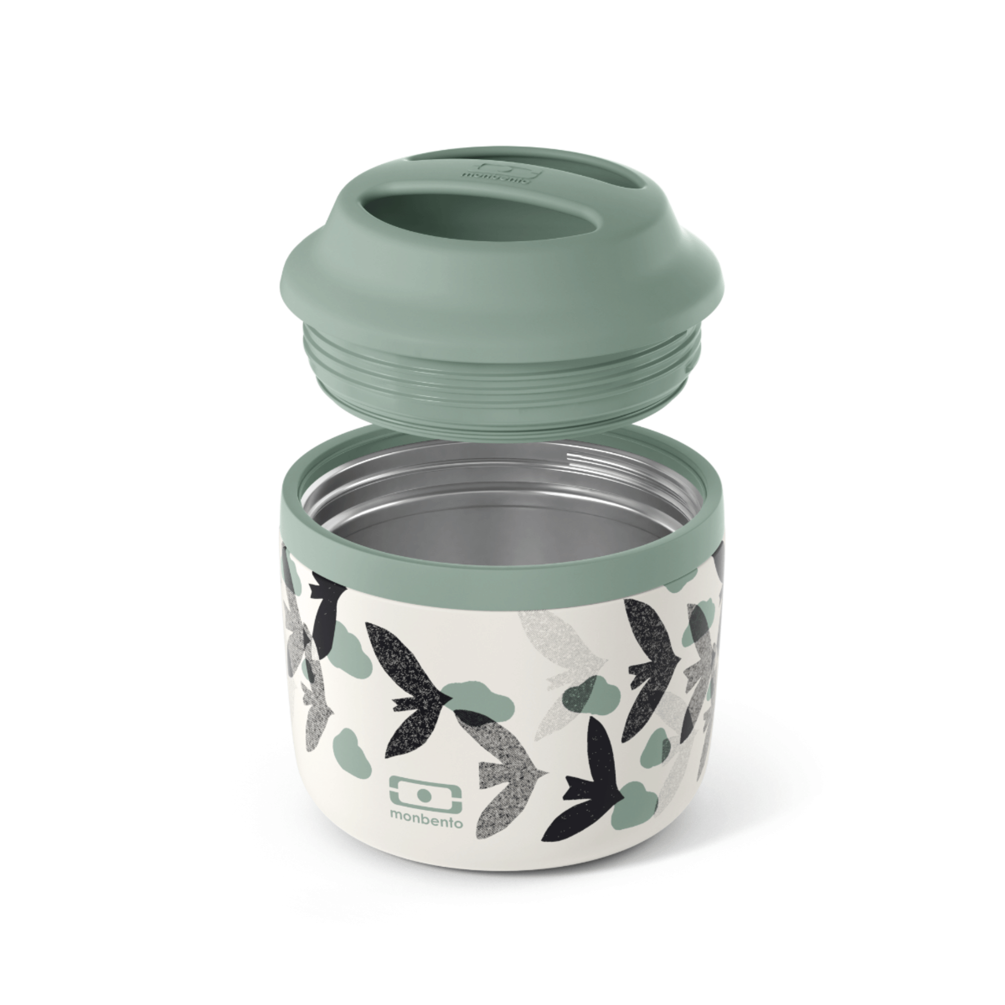 Monbento MB Element Graphic Round Insulated Stainless Steel Lunch Box 550ml Monbento MB Element Graphic Round Insulated Stainless Steel Lunch Box 550ml 