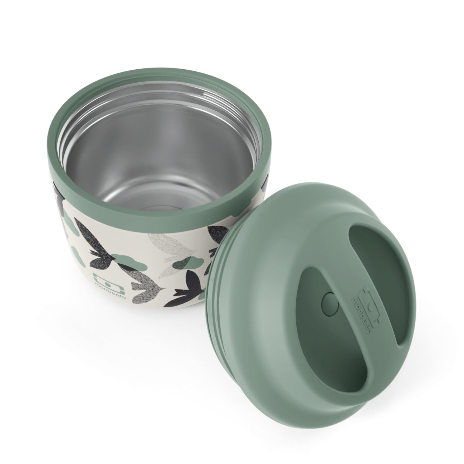 Monbento MB Element Graphic Round Insulated Stainless Steel Lunch Box 550ml Monbento MB Element Graphic Round Insulated Stainless Steel Lunch Box 550ml 