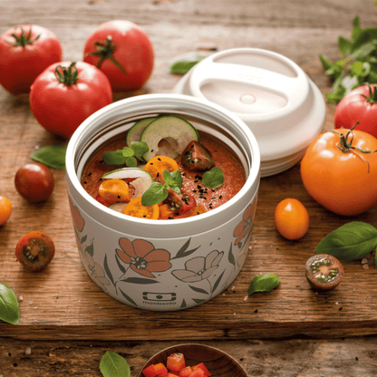 Monbento MB Element Graphic Round Insulated Stainless Steel Lunch Box 550ml Monbento MB Element Graphic Round Insulated Stainless Steel Lunch Box 550ml 