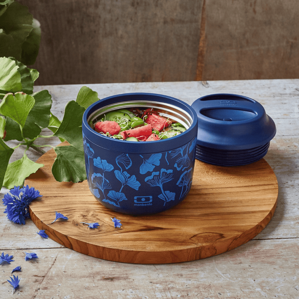 Monbento MB Element Graphic Round Insulated Stainless Steel Lunch Box 550ml Monbento MB Element Graphic Round Insulated Stainless Steel Lunch Box 550ml 