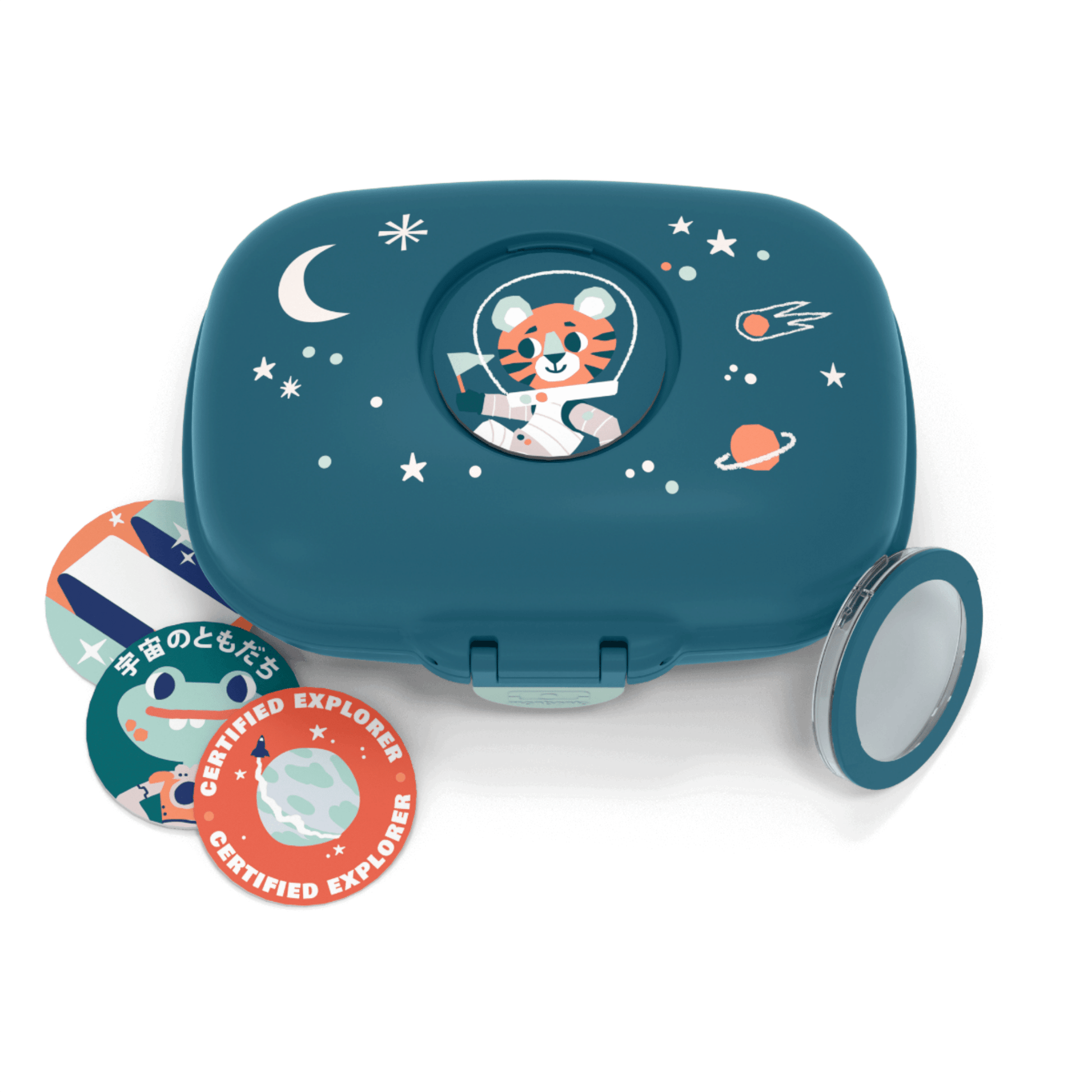 Monbento Gram blue Cosmic Kids Snack Box 600ml Monbento Gram blue Cosmic Kids Snack Box 600ml 