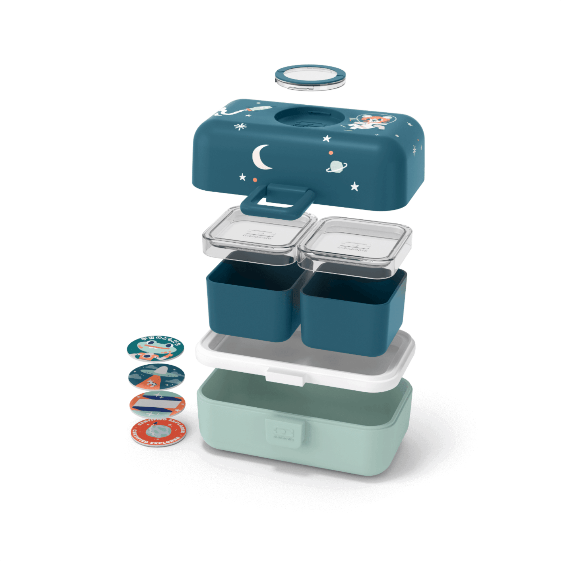 Monbento Tresor blue Cosmic The Kids Bento Box 800ml Monbento Tresor blue Cosmic The Kids Bento Box 800ml 