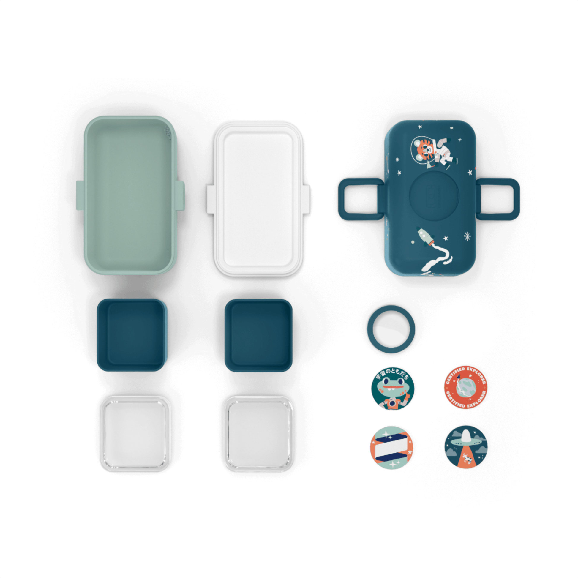 Monbento Tresor blue Cosmic The Kids Bento Box 800ml Monbento Tresor blue Cosmic The Kids Bento Box 800ml 