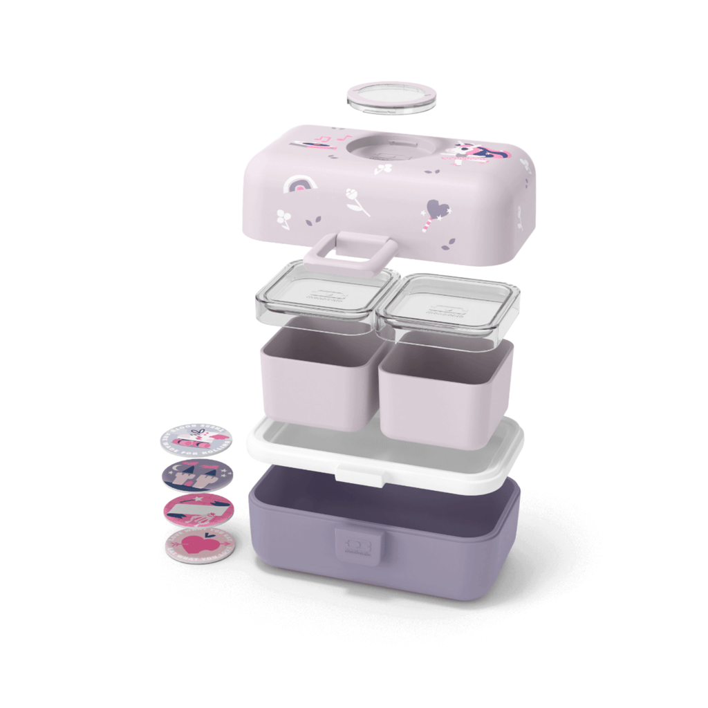 Monbento Tresor purple Unicorn The Kids Bento Box 800ml Monbento Tresor purple Unicorn The Kids Bento Box 800ml 