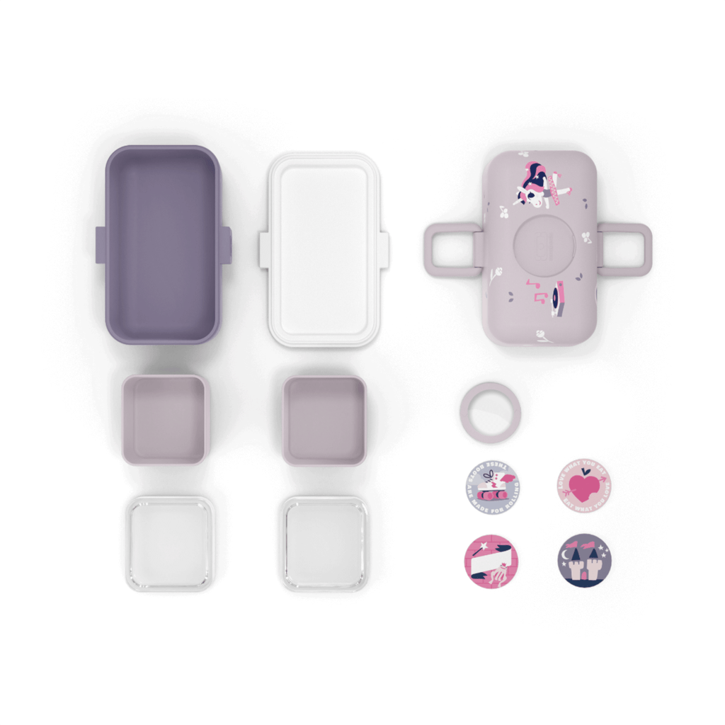 Monbento Tresor purple Unicorn The Kids Bento Box 800ml Monbento Tresor purple Unicorn The Kids Bento Box 800ml 