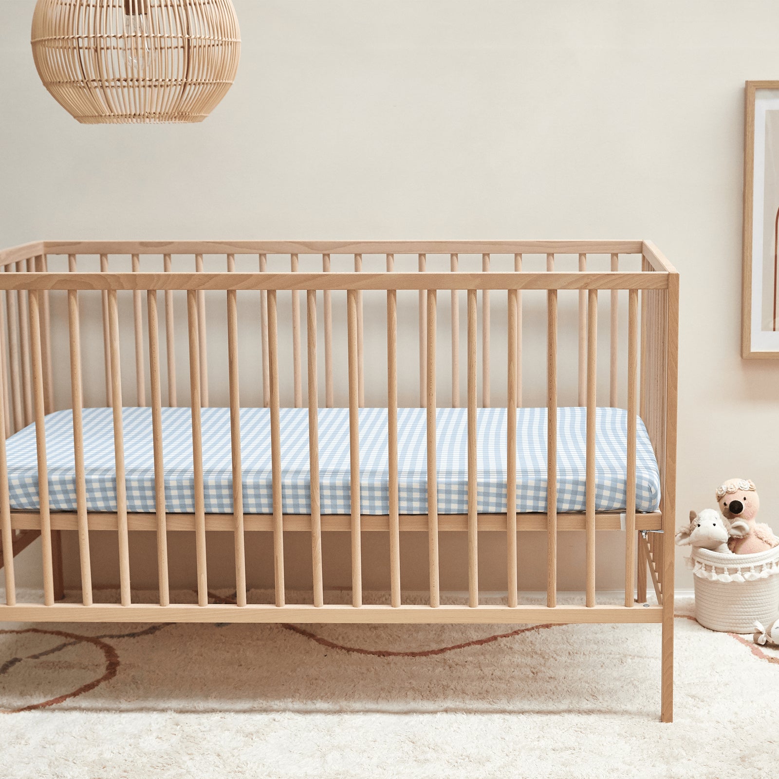 Mulberry Threads Bamboo Jersey Cot Fitted Sheet Mulberry Threads Bamboo Jersey Cot Fitted Sheet 