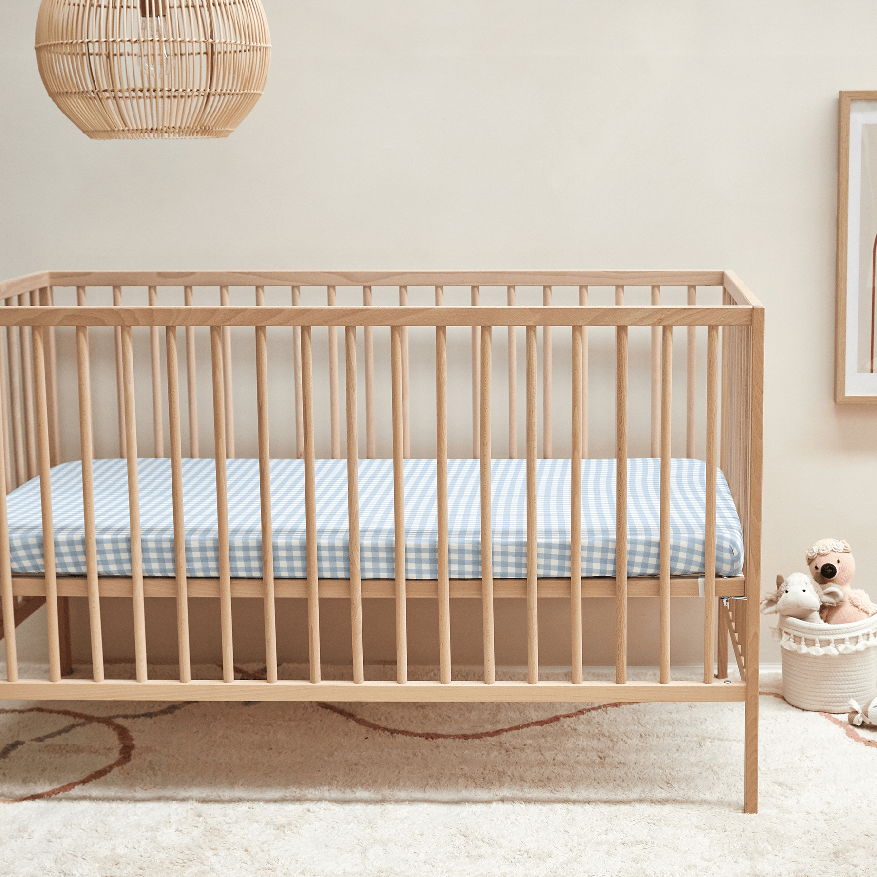 Mulberry Threads Bamboo Jersey Cot Fitted Sheet Mulberry Threads Bamboo Jersey Cot Fitted Sheet 