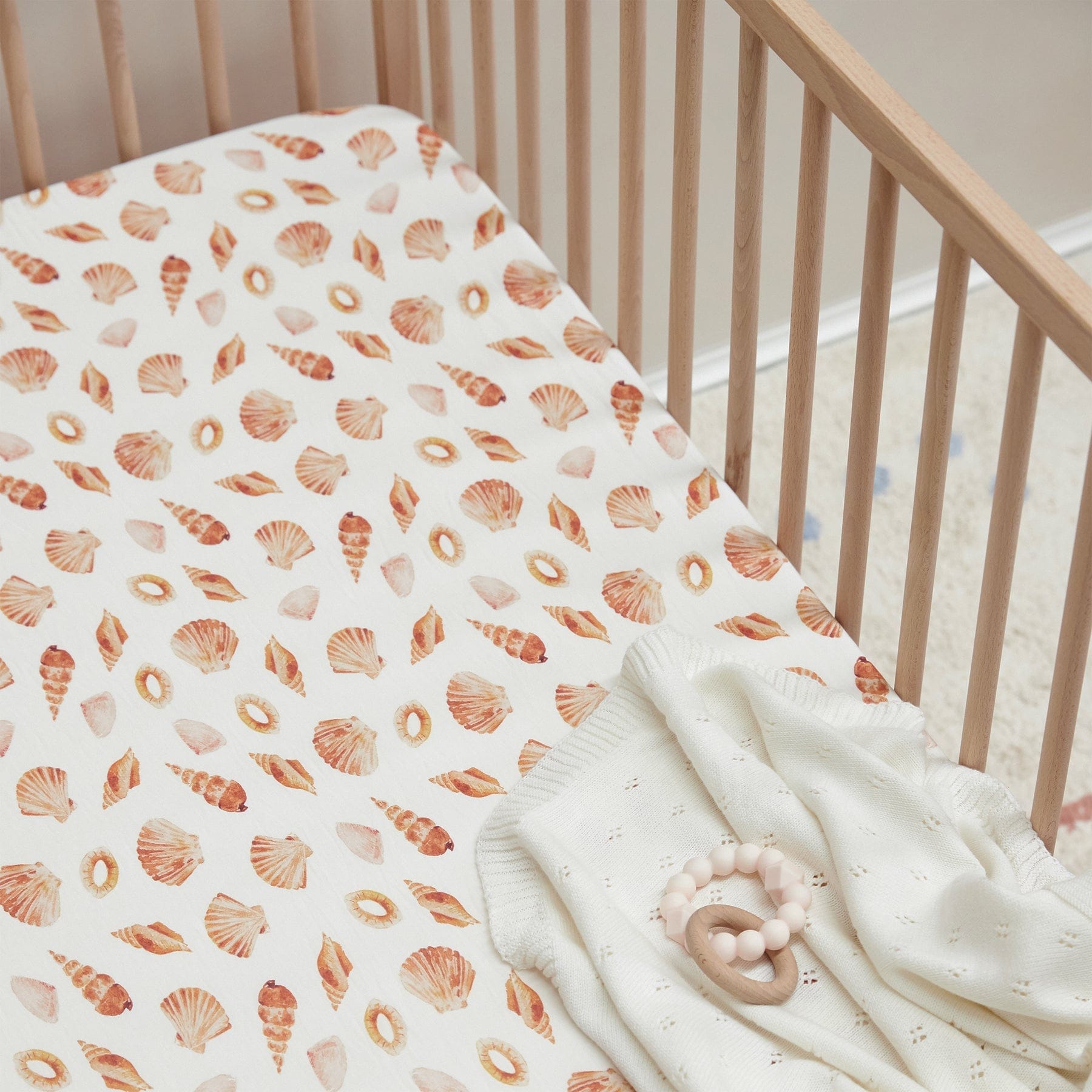 Mulberry Threads Bamboo Jersey Cot Fitted Sheet Shells MTC-01-13-JBC-FIT-SHE