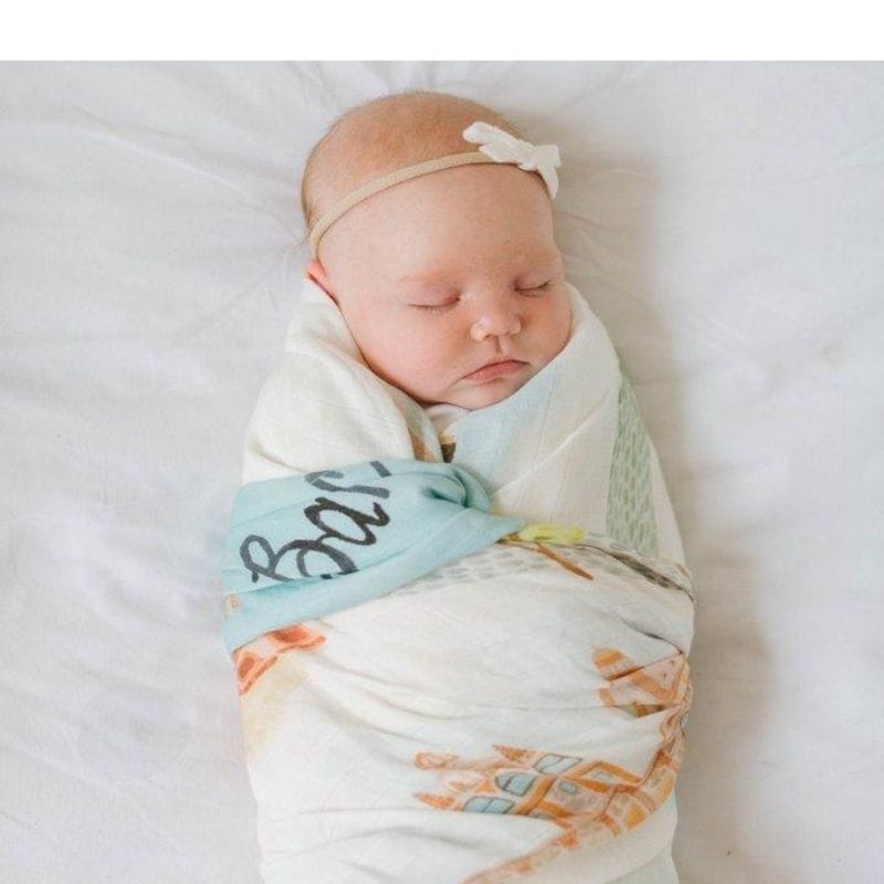 Muslin Swaddle - Barcelona Muslin Swaddle - Barcelona 