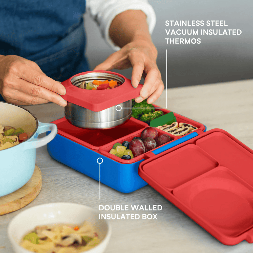 OmieBox V2 Kids Thermos-Insulated Hot & Cold Bento Box for Kids OmieBox V2 Kids Thermos-Insulated Hot & Cold Bento Box for Kids 