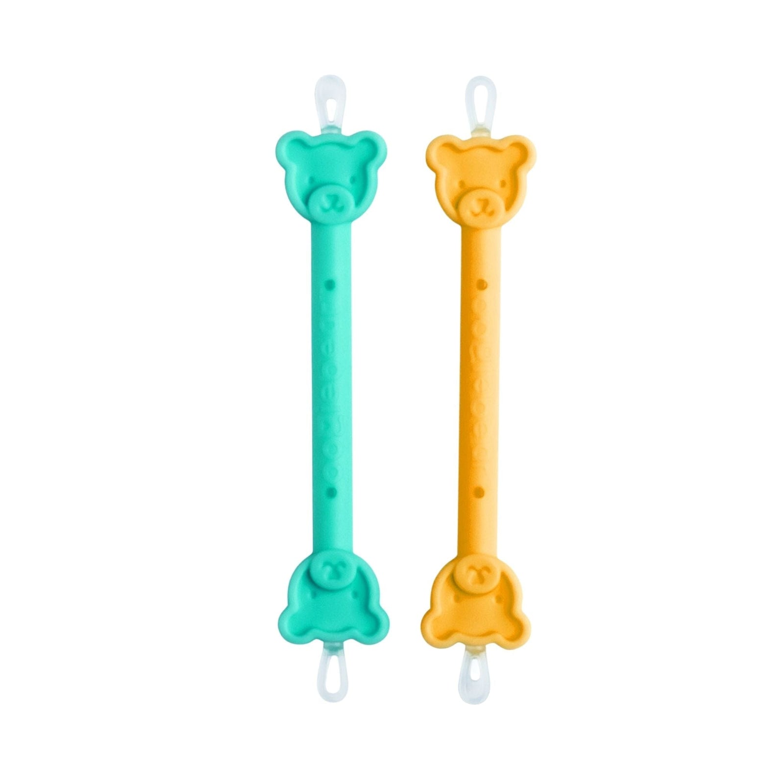 Oogiebear 2 in 1 Baby Nose & Ear Cleaner 2 Pack Orange + Seafoam 