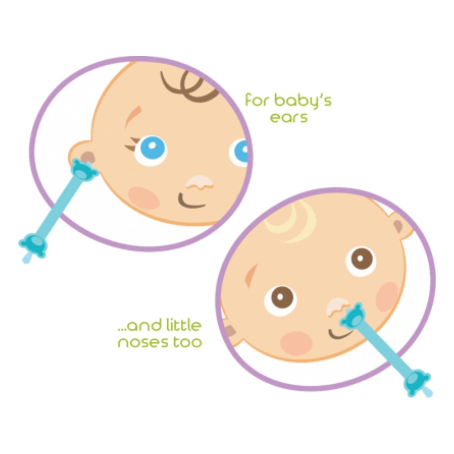 Oogiebear 2 in 1 Baby Nose & Ear Cleaner 2 Pack Oogiebear 2 in 1 Baby Nose & Ear Cleaner 2 Pack 