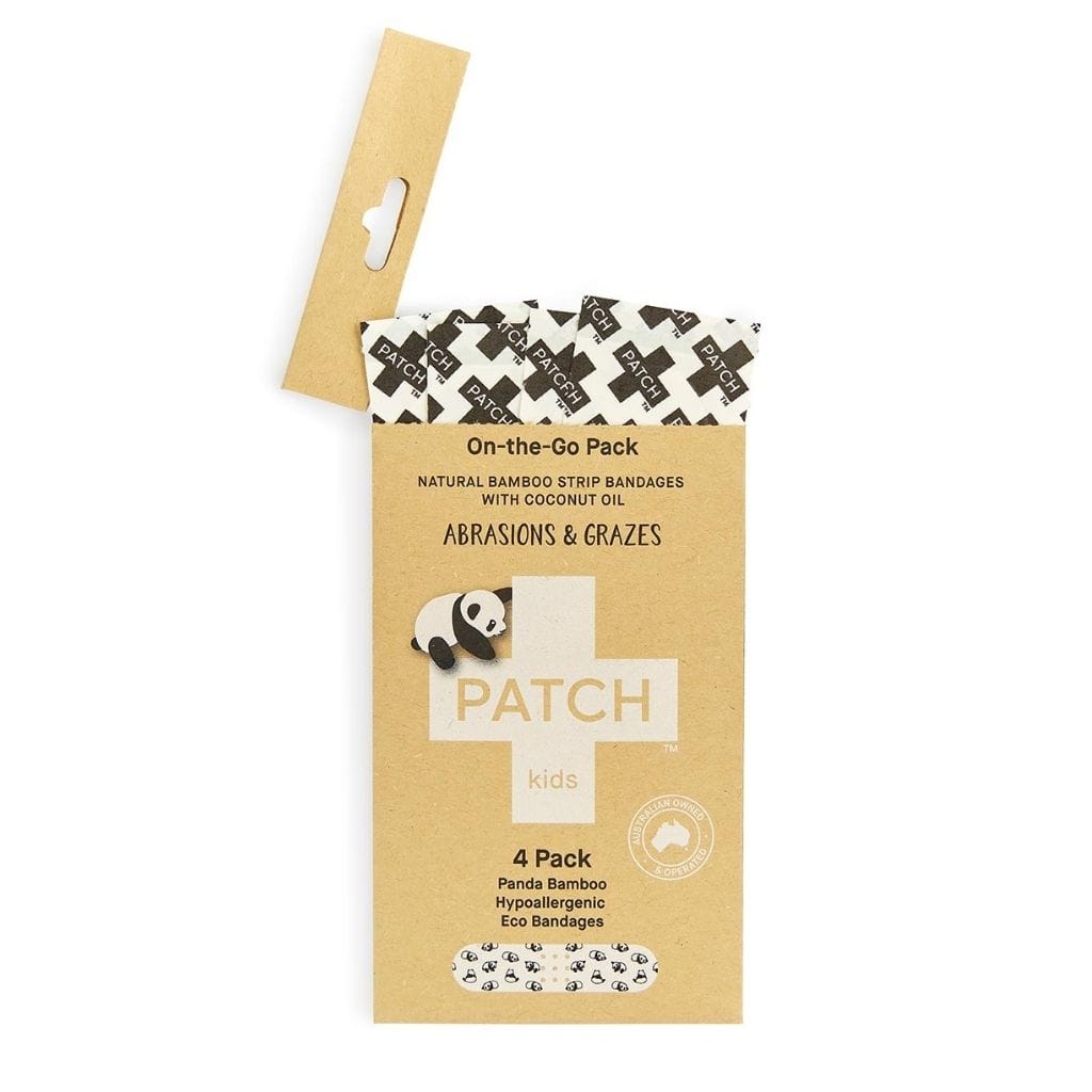PATCH Coconut Oil Kids Bandages 'On-The-Go' - 4 pack PATCH Coconut Oil Kids Bandages 'On-The-Go' - 4 pack 