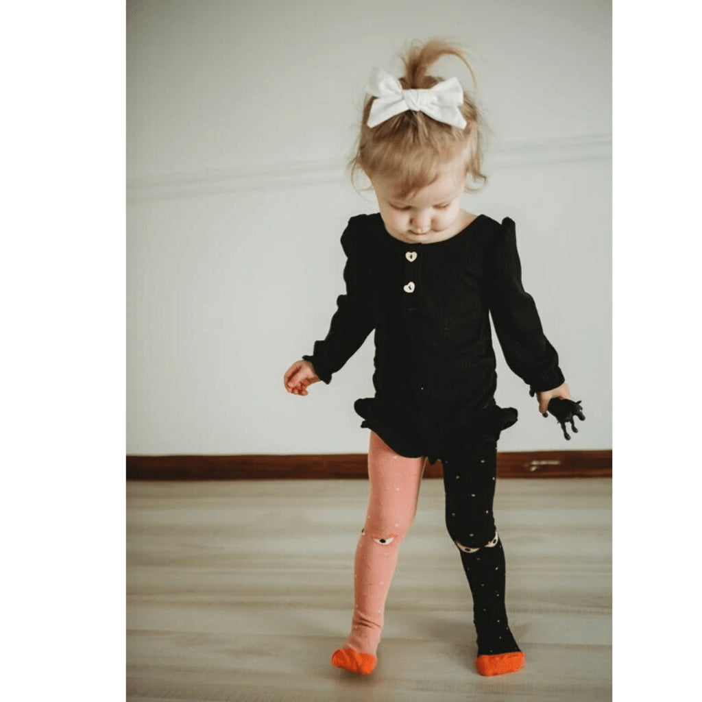 Q for Quinn™ Organic Baby, Kids, Toddler Tights - Monster Eye Q for Quinn™ Organic Baby, Kids, Toddler Tights - Monster Eye 