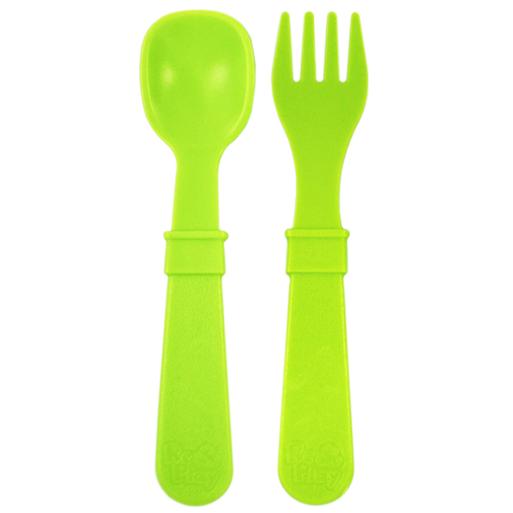 Re-Play Fork and Spoon Set Green RP-ForkSpoon-Gre