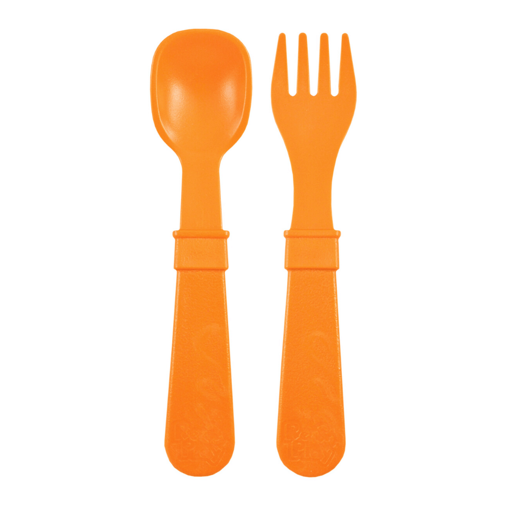 Re-Play Fork and Spoon Set Orange RP-ForkSpoon-Org