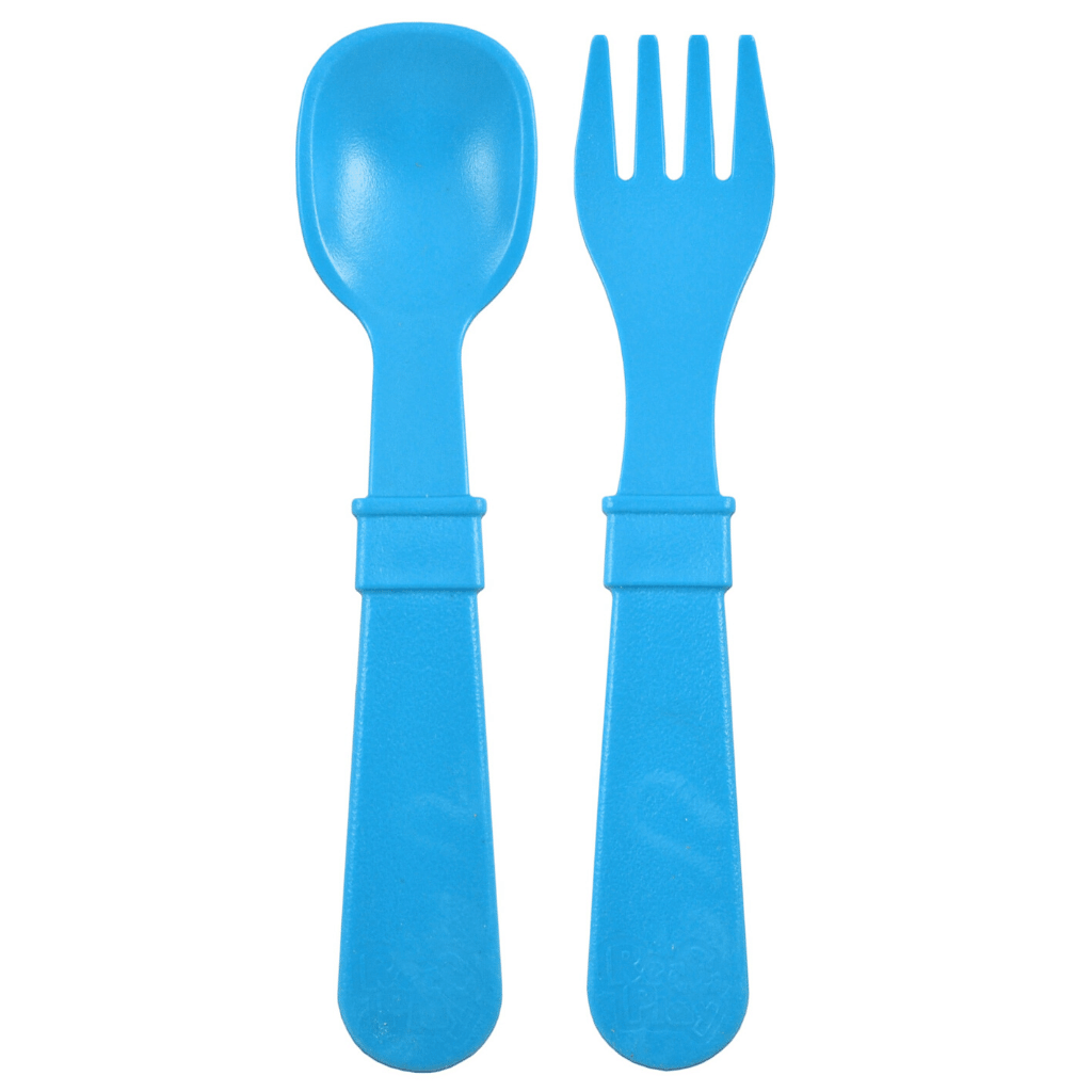 Re-Play Fork and Spoon Set Sky Blue RP-ForkSpoon-Sky