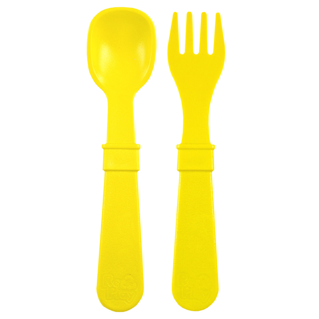 Re-Play Fork and Spoon Set Yellow RP-ForkSpoon-Yel