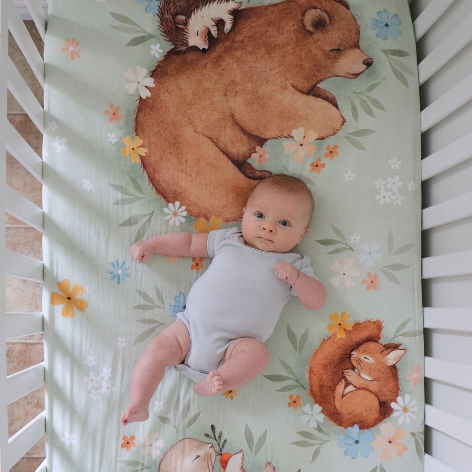 Rookie Humans Enchanted Meadow Fitted Cot Sheet Rookie Humans Enchanted Meadow Fitted Cot Sheet 