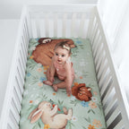 Rookie Humans Enchanted Meadow Fitted Cot Sheet Rookie Humans Enchanted Meadow Fitted Cot Sheet 