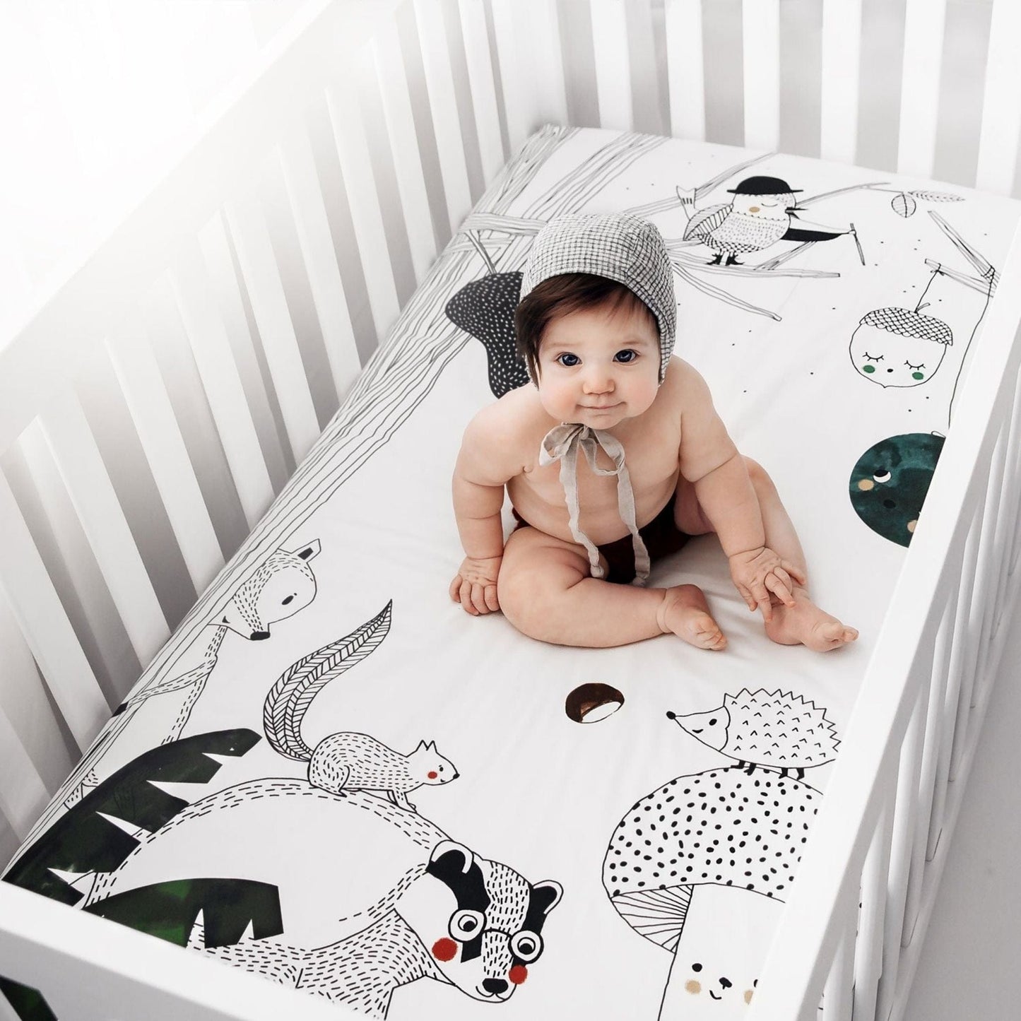 Rookie Humans Woodland Dreams Fitted Cot Sheet Rookie Humans Woodland Dreams Fitted Cot Sheet 