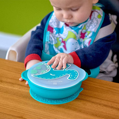 Marcus & Marcus Self Feeding Suction Bowl with Lid Marcus & Marcus Self Feeding Suction Bowl with Lid 