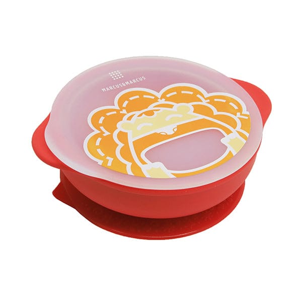 Marcus & Marcus Self Feeding Suction Bowl with Lid Marcus Red Lion MNMBB28-LN