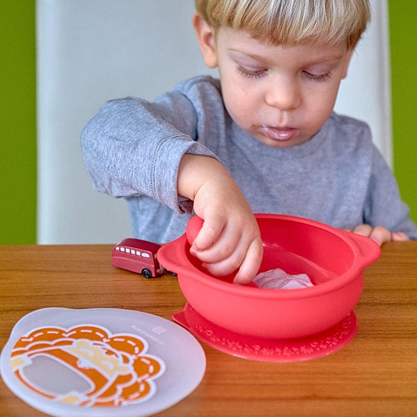 Marcus & Marcus Self Feeding Suction Bowl with Lid Marcus & Marcus Self Feeding Suction Bowl with Lid 