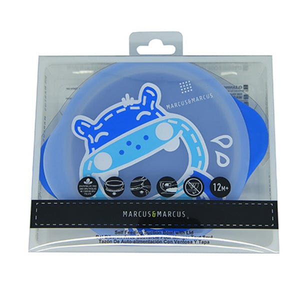 Marcus & Marcus Self Feeding Suction Bowl with Lid Marcus & Marcus Self Feeding Suction Bowl with Lid 