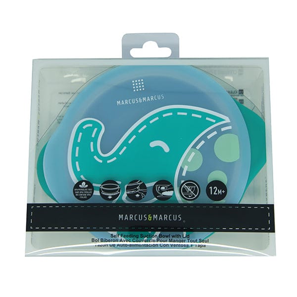 Marcus & Marcus Self Feeding Suction Bowl with Lid Marcus & Marcus Self Feeding Suction Bowl with Lid 