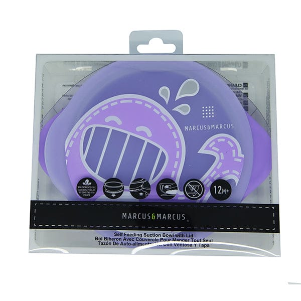 Marcus & Marcus Self Feeding Suction Bowl with Lid Marcus & Marcus Self Feeding Suction Bowl with Lid 