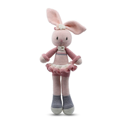 Crochet Bunny Girl Slim Standing Crochet Bunny Girl Slim Standing 