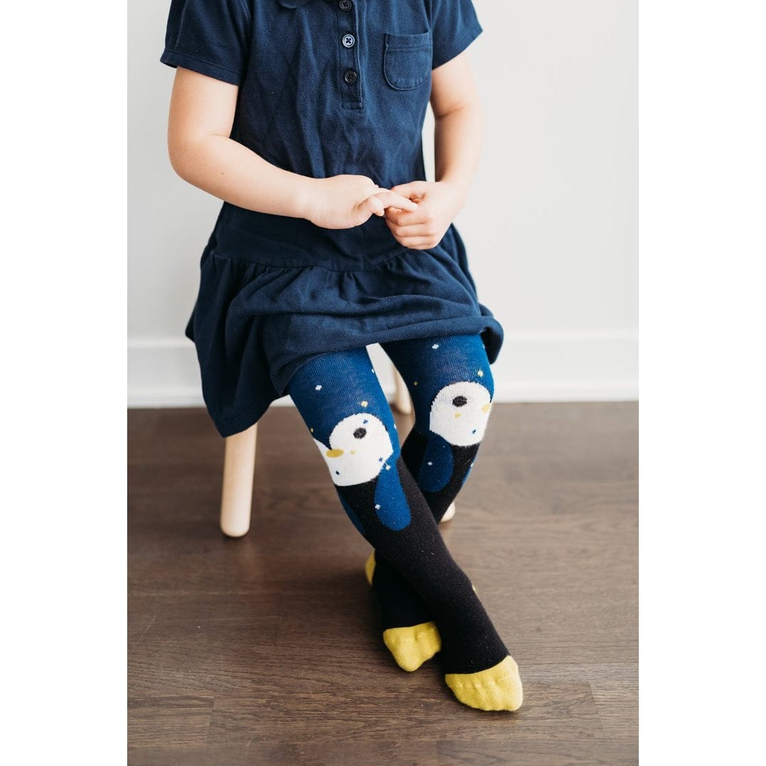 Q for Quinn™ Organic Baby, Kids, Toddler Tights - Penguin Q for Quinn™ Organic Baby, Kids, Toddler Tights - Penguin 
