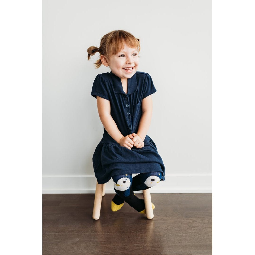 Q for Quinn™ Organic Baby, Kids, Toddler Tights - Penguin Q for Quinn™ Organic Baby, Kids, Toddler Tights - Penguin 