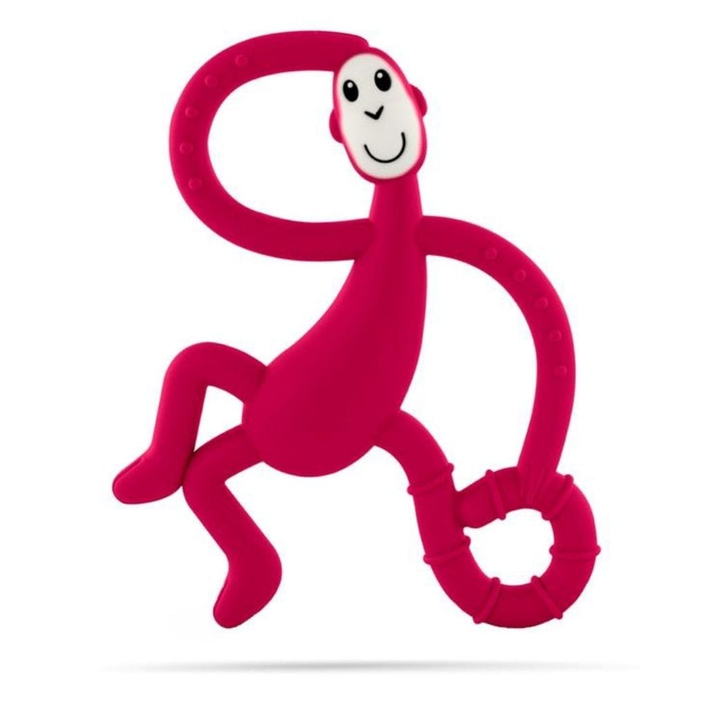 Dancing Monkey Teether Rubine Red MM-DMT-004