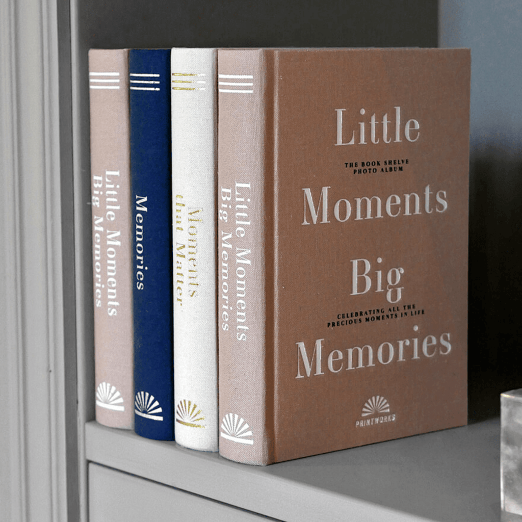 PrintWorks Little Moments Big Memories Bookshelf Photo Album PrintWorks Little Moments Big Memories Bookshelf Photo Album 