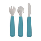 We Might Be Tiny Toddler Feedie Stainless Steel 3 Piece Cutlery Set We Might Be Tiny Toddler Feedie Stainless Steel 3 Piece Cutlery Set 