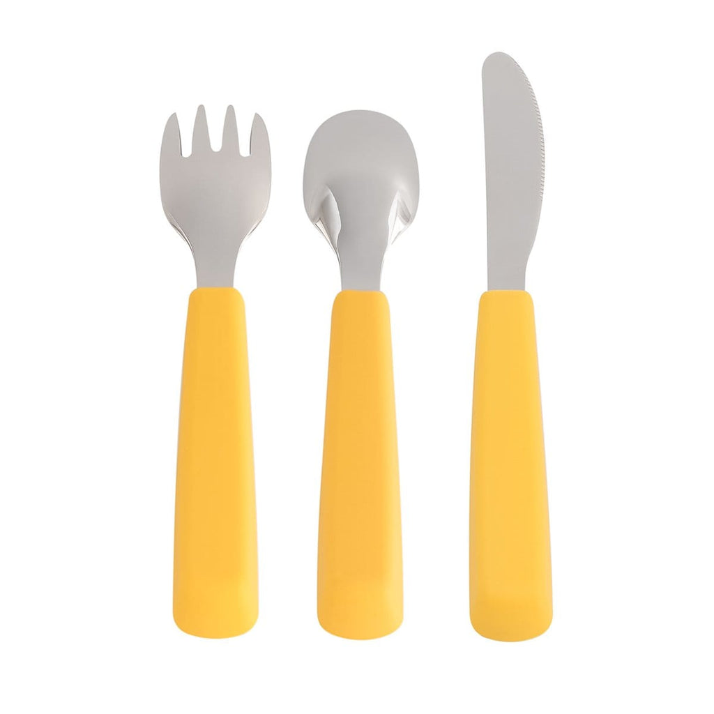 We Might Be Tiny Toddler Feedie Stainless Steel 3 Piece Cutlery Set We Might Be Tiny Toddler Feedie Stainless Steel 3 Piece Cutlery Set 