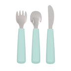 We Might Be Tiny Toddler Feedie Stainless Steel 3 Piece Cutlery Set We Might Be Tiny Toddler Feedie Stainless Steel 3 Piece Cutlery Set 