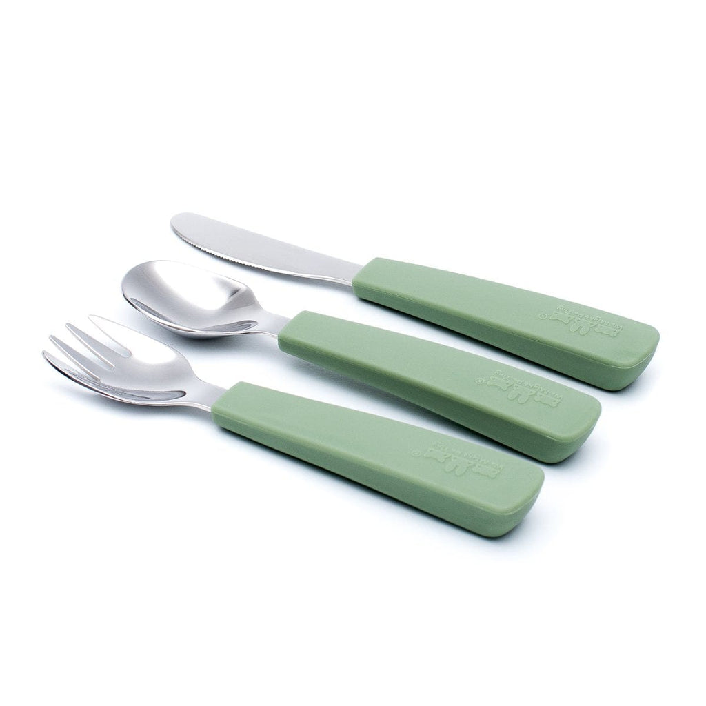 We Might Be Tiny Toddler Feedie Stainless Steel 3 Piece Cutlery Set We Might Be Tiny Toddler Feedie Stainless Steel 3 Piece Cutlery Set 