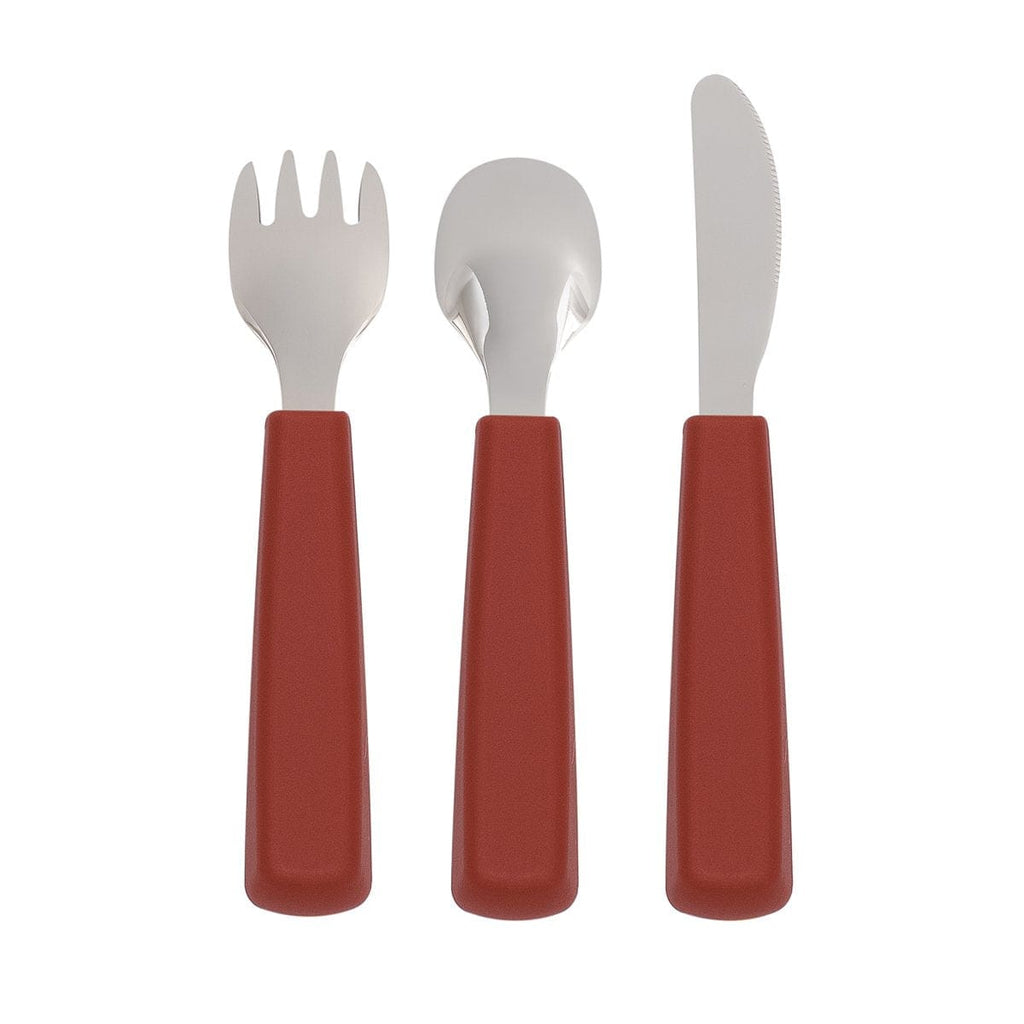 We Might Be Tiny Toddler Feedie Stainless Steel 3 Piece Cutlery Set We Might Be Tiny Toddler Feedie Stainless Steel 3 Piece Cutlery Set 